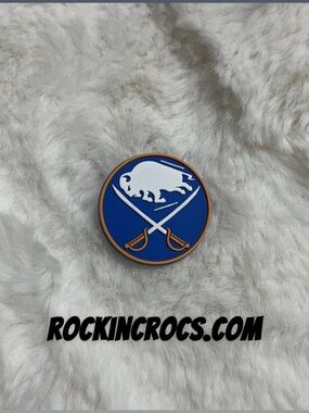 Buffalo Sabres Croc Charm